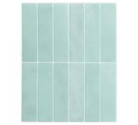 Smart Tiles Stick On Tiles Splashback - Morocco Blue, Self Adhesive Wall Tiles, 5 Wall Panels 11.43x9 in, Heat Resistant self Adhesive Wallpaper Tile, Water Resistant Bathroom Tile, Made in Canada