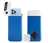 Smart Time Lock Box for Mobile Phone With Timer,Portable Time Lock Box for IOS& Android Phone, Help Be Self-discipline& Focus To Achieve Goals for Study Or Exam,Prevent Cell Phone Addiction (Blue)