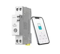 Smart Timer DIN Rail 1P+N, Circuit Breaker 40A, WiFi Circuit Breaker, Fuse Compatible Alexa/Google Home/Smart Life/Tuya App, Miniature Circuit Breaker