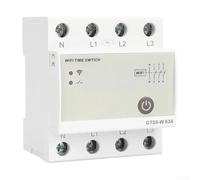 Smart Timer Switch for Tuya GTS8W, 4P AC220V 63A with WiFi Connectivity for Appliance Control