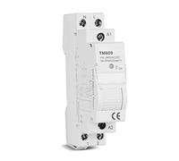Smart Timer Switch Wireless WiFi Remote Control App Memory DIN Rail 16A Daily Weekly TM609 for Industrial Home.