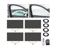 Smart Tint PDLC Film for Car Windows,2/4PCS Universal Set,Remote Control | 39.37"x19.69" Electric Privacy Window Tint,UV & Heat Block,Frosted to Clear,Easy DIY Install(Black,4 PCS)