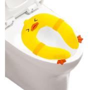 Smart Toilet Seat Cushion - Yellow Duck Potty Training Toilet Cover | Folding Toddler Toilet Seat, Potty Seat for , H