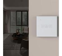 Smart Touch Dimmer Switch for Home Lighting Control with Smartphone App and Manual Up-Down Brightness Adjustment