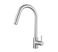 Smart Touch Kitchen Faucet with Stainless Steel Spray, Sensor Control, Induction Sink, Hot & Cold Water, Matte Black, G9/16 - Modern Home Upgrade