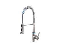 Smart Touch Kitchen Faucets Crane for Sensor Water Tap Sink Mixer Rotate Faucet Easy to Install(1066-Brush Nickel)