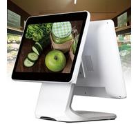 Smart Touch Screen Cash Register POS System, 15.6-Inch Display, N2930 CPU, 4/8GB RAM, 64GB SSD for Retail and Restaurant, Ideal for Small Businesses