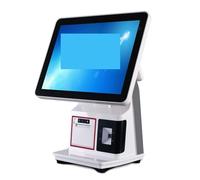 Smart Touch Screen Cash Register, Supermarket Convenience Store Retail Scan Code Catering Milk Tea Clothing Takeaway Cash Register(Single Screen)