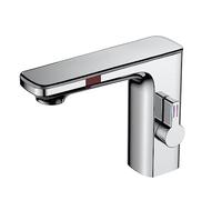 Smart Touchless Bathroom Faucet with Digital Display | Sensor-Activated Hot & Cold Water Mixer Tap for Stylish Modern Vanity