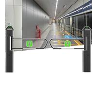 Smart Touchless Radar Door for Modern Retail: Automatic Entry System with Custom & Voice Alerts, Ideal for markets and Stats