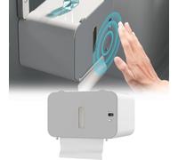 Smart Touchless Toilet Paper Dispenser,Automatic Paper Towel Dispenser Touchless for Kitchen Bathroom Wall Under Counter Mount,2024 New Upgraded Electric Motion Sensor Hand Towel for Toilet (Gray)