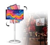 Smart Touchscreen Monitor with Android OS, Swivel Rotation, and Remote Control for Interactive Display and Mobile Entertainment