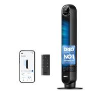 Smart Tower Fan, 28dB Silent Standing Fans for Bedroom, 25ft/s Velocity