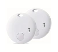 Smart Tracker Smart tags, luggage trackers. For Find My, Item Locator for Keys, Luggage, Backpack, Wallet, Pets, 2-Pack(WHITE)