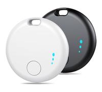 Smart Tracker Tag, 2 Pack Key Finder Item Locator Compatible with Find My APP (iOS Only), Small Bluetooth Tracker for Luggage Suitcases Kids Pet Dog Cat, Tracking Tag Device IP67 Waterproof