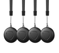 Smart Tracker Tag-4 Pack, Smart Tag Key Tracker Compatible with Apple Find My (iOS Only), Bluetooth Item Finder with 80dB Beep, tracker Devices with Replaceable Battery for Wallet, Luggage, Bike, Bag