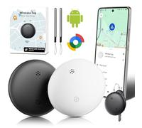 Smart Tracker Tag, Android Bluetooth Key Finder Compatible with Find Hub App Key Finder Tracker IP66 Waterproof Tracker Tag for Luggage