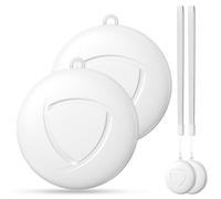 Smart Tracker Tag Item Finders - 2 Pack Smart Tag Bluetooth Key Finder Compatible with Apple Find My (IOS Only), Trackers Devices for Wallets, Bike,Suitcases, Luggages, Bags, Tracking Device, White