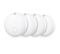 Smart Tracker Tags-4 Pack for Android (NOT iOS or Huawei), Bluetooth Tracker Works with Google's ‘Find My Device’ App, IP68 Waterproof, Replaceable Battery, Item Finder for Luggage, Backpack, Key