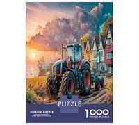 Smart Tractor Farming Jigsaw Puzzle for Men And Women 1000 Pieces Digital Agriculture Style Puzzles Beautiful Decoration Challenging Games Fun Details 38x26cm/1000pcs