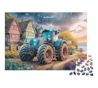 Smart Tractor Tech 500 Piece Futuristic Farm Vehicle Jigsaw Puzzle for Teens & Up - Brain Game: Relaxing, Educational & Quality Home Décor (500pcs (52x38cm))