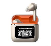 Smart Translator Earphones, Wireless Voice Assistant Translator Earbuds Multi-Language Audio Video Translation Headphones (gold)