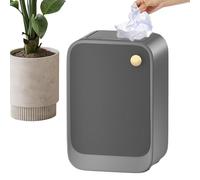 Smart Trash Can 20L - Lint Bin with Side Opening Lid for Kitchen, Bathroom, Living Room, Laundry, Office & Home Use - Stylish & Functional Waste Bin