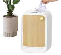 Smart Trash Can | 20L Touchless Lid | Side Opening Foot Pedal Bin for Bathroom, Terrace, Dorm, Living Room, Laundry, Kitchen, Bedroom, Toilet