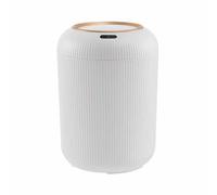 Smart Trash Can for Kitchen & Bathroom - 9.5L White Recycling Bin with Motion Sensor, Touchless Operation, Odor Control - Ideal for Home & Office Use