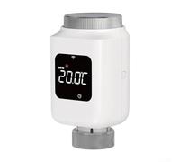 Smart TRV For Zigbee for gateway for tuya App Control Radiator Valve Weekly Schedule Energy Saving White