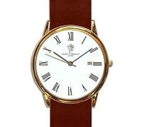 Smart Turnout Chamberlain Watch, Oak Leather NATO Watch Strap