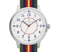 Smart Turnout London Varsity Watch White (Silver), Old Felsted Golf NATO Watch Strap