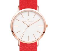 Smart Turnout Master Petit Watch (Rose Gold), Imperial Red Embossed Leather Watch Strap