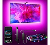 Smart TV LED Backlight with Camera for 55-65 inch Screens, 12.5ft LED Strip Lights Sync to Screen& Music, for TV Work with Color Changing Lights (5m)
