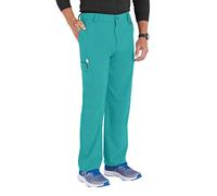 Smart Uniform Men's Drawstring Scrub Pants T-200 (L, Teal)