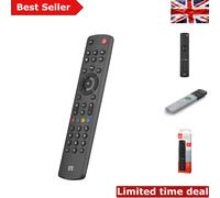 Smart Universal TV Remote with Learning Feature - 40 Buttons, Compact Design