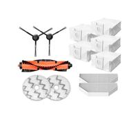 Smart Vacuum Cleaner Spare Parts，Main Brush，Hepa Filter，Dust Bag，Side Brush，Mop Cloth，Compatible For Roidmi Eva (Color : As Shown-13)