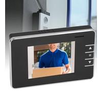 Smart Video Doorbell Camera, 120 Degree View HD Night Vision 2 Way Intercom Electronic Digital Door Viewer Bell Door Peephole Viewer Camera for Home Office