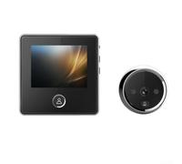 Smart Video Peephole Doorbell Camera with 3.0 Inch LCD Screen, 120° Wide Angle Night VISIONs, Auto Record Electronic Door Viewer for Home Security