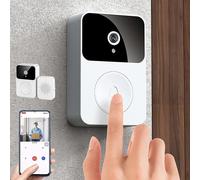 Smart Video Ring Doorbell Home Intercom, Smart Wireless Remote Video Doorbell, High-definition Night Vision Wifi Charging Anti-theft Doorbell, Two-way
