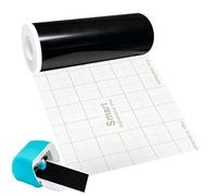 Smart Vinyl Permanent for Cricut Joy, 14 x 300 cm, Black Smart Adhesive Vinyl, Vinyl Plotter Film, Plotter Film, Self-Adhesive for DIY Cups, Cars, Banner, Decoration