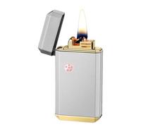Smart Voice-Activated Kerosene Lighter with 4 Ignition Methods for Barbecue, Candles, Outdoor Use - Ideal Men's Gift