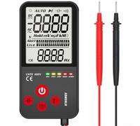Smart Voltage Multimeter with 3 Line Display, Compact Size, True RMS Function, Suitable for Teaching and Home Use (ADMS9LN)