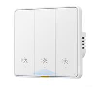 Smart Wall Light Switch, Remote Control Operation, Touch Panel For Intuitive Hands-On Control, Home Lighting(white)