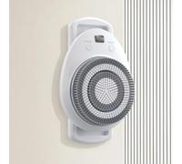 Smart Wall Mounted Bath Brush - 360° Automatic Rota Tion Electric Back Brush with 7.09" Large Brush Head 3 Speed Adjustment Shower Brush for Cleansing Massage