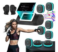 Smart Wall-Mounted Boxing Machine with Data Tracking, Adjustable Modes & Speed, Includes Gloves for Home Workouts