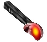 Smart Warming Ice Cream Spoon with LED Display | Food Grade Steel Tip for Hard Cold Desserts in Seconds with Cleaning for Serving