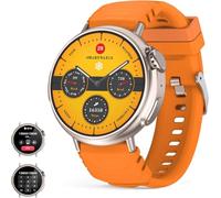 Smart Watch, 1.52" HD Display, Call Function, Fitness Tracker, 120 Sport Modes, Waterproof, Android/iOS (Yellow)