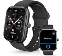 Smart Watch, Alexa Built-in Smart Watches for Men Women, 1.9" Touch Screen Smartwatch with Heart Rate/SpO2/Sleep Monitor, IP68 Waterproof, 100+ Sports, Fitness for iPhone/Samsung/Android, Black