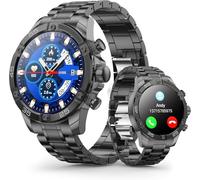 Smart Watch(Answer/Make Call), 1.53" Luxury Business Smartwatch for Men IP67 Waterproof, 100+ Sport Modes, Fitness Activity Tracker, Heart Rate Sleep Monitor, Pedometer, Smart Watches for Android iOS